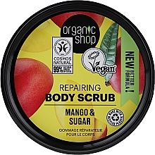 Fragrances, Perfumes, Cosmetics Body Scrub "Kenyan Mango" - Organic Shop Body Scrub Organic Mango & Sugar