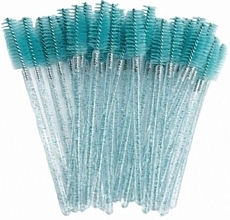 Lash Brush 'Crystal', nylon, turquoise - Lena Lashes — photo N1