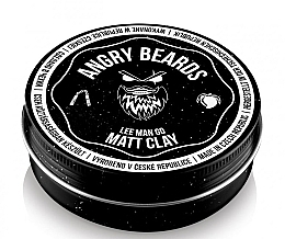 Fragrances, Perfumes, Cosmetics Hair Clay - Angry Beards Lee Man Go Matt Clay