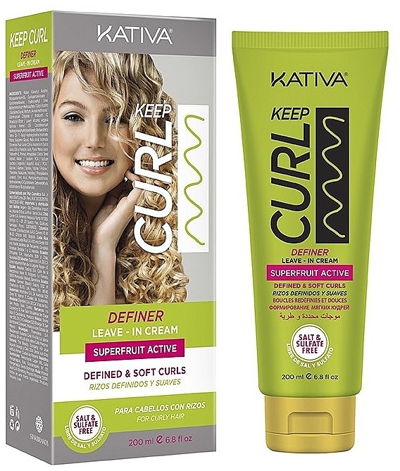 Curl Definer - Kativa Keep Curl Definer Leave In Cream — photo N1