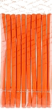 Flexible Hair Rollers, 1.2x20 cm, bright-orange - Baihe Hair — photo N1