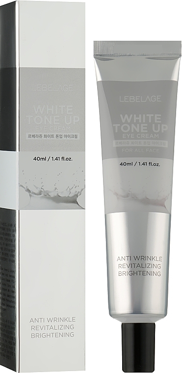 Whitening Eye Cream - Lebelage White Tone Up Eye Cream — photo N2