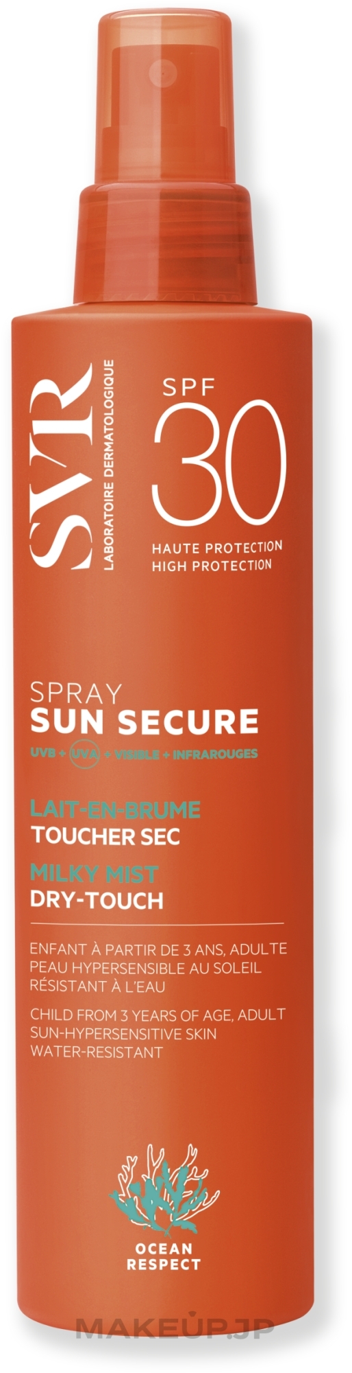 Sun Spray - SVR Sun Secure Spray Milky Mist SPF30 — photo 200 ml