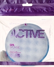 Shower Sponge, blue - Suavipiel Active Spa Sponge — photo N3