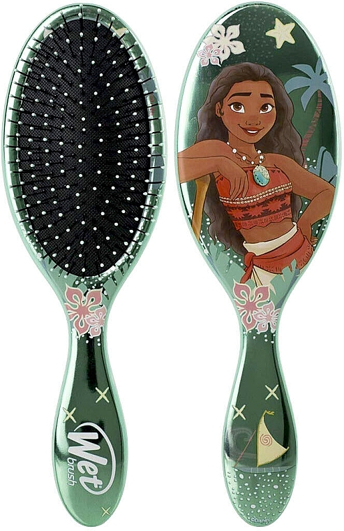 Moana Hair Brush - Wet Brush Disney Princess Original Detangler Moana — photo N2