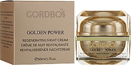 Night Face Cream - Gordbos Golden Power Regenerating Night Cream — photo N2