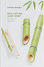 Fragrances, Perfumes, Cosmetics Bamboo Sheet Face Mask - Nature Republic Real Nature Mask Sheet Bamboo