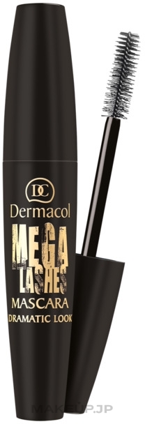 Dermacol Mega Lashes Dramatic Look Mascara - GIFT! Eyelash Mascara — photo Black