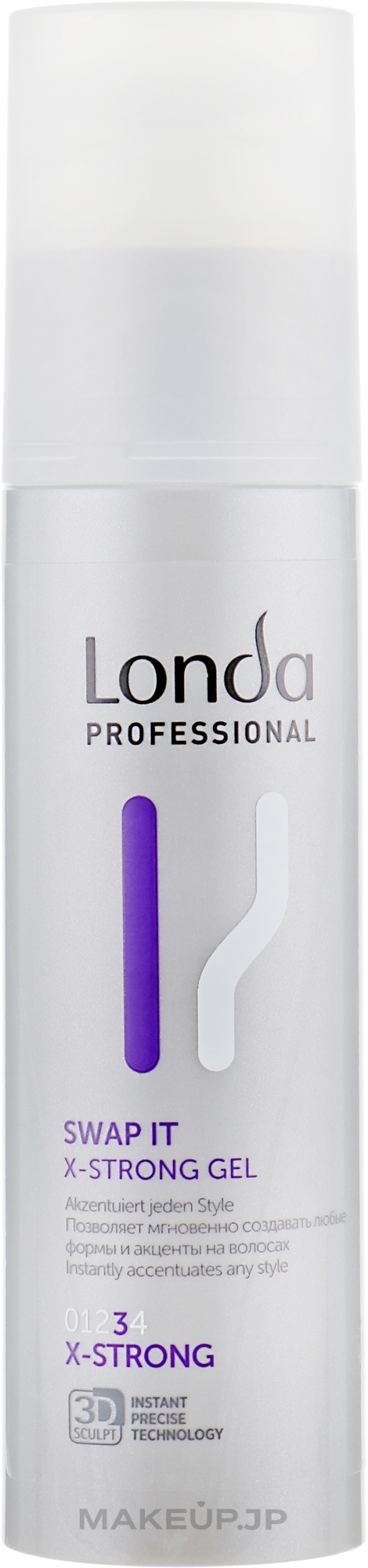 Extra Strong Hold Styling Hair Gel - Londa Professional Swap It X-Strong Gel — photo 100 ml
