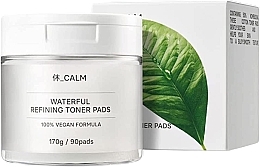 Fragrances, Perfumes, Cosmetics Face Pads - Hue_Calm Waterful Refining Toner Pads