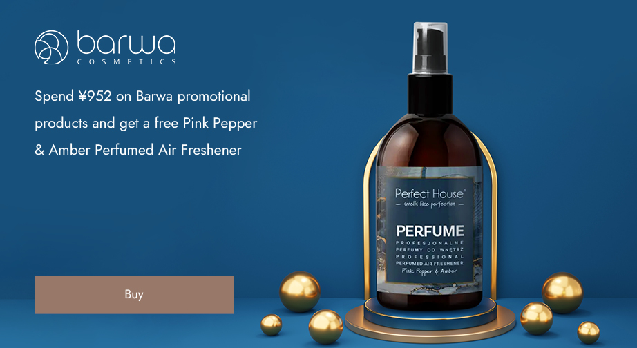 Spend ¥952 on Barwa promotional products and get a free Pink Pepper & Amber Perfumed Air Freshener