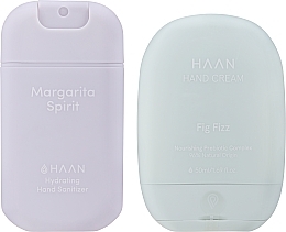 Fragrances, Perfumes, Cosmetics Set - Haan Hand Sanitier Margarita Spirit + Hand Cream Fig Fizz (h/sanitizen/30ml+h/cr/50ml)