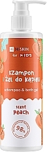 Kids Shampoo & Shower Gel 2in1 "Peach & Papaya" - HiSkin Kids — photo N3