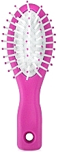 Massage Hair Brush (mini size), pink - Donegal — photo N1