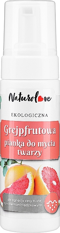 Grapefruit Face Cleansing Foam - Naturolove — photo N1