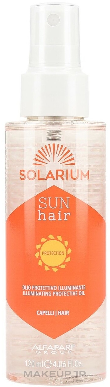 Hair Oil - Alfaparf Solarium Sun Hair Illuminating Protective Oil — photo 125 ml