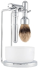 Shaving Set - Merkur Shaving Set Futur 751(razor/1pc + shaving/brush/1pc + acc/2pcs) — photo N1