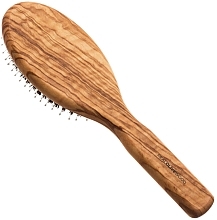 Olive Wood Styling Brush - Hydrea London Olive Wood Styling Hair Brush — photo N2