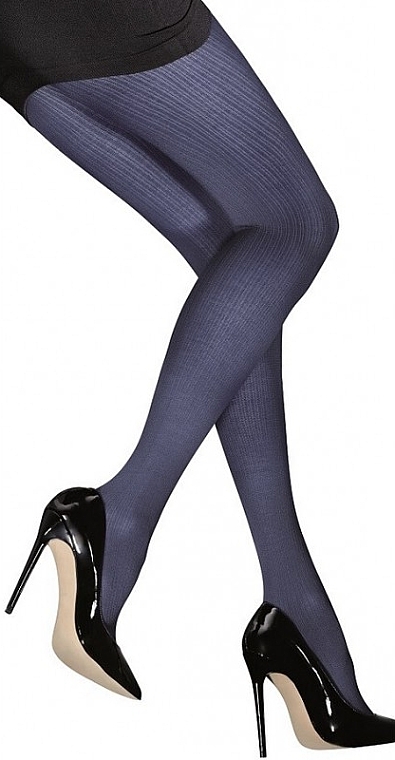 Tights 'Agata Plus' 200 Den, grigio - Knittex — photo N1