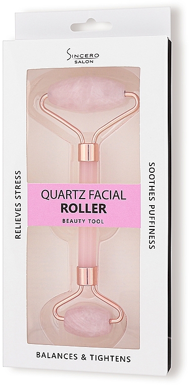 Massage Quartz Roller - Sincero Salon Quartz Face Roller — photo N1