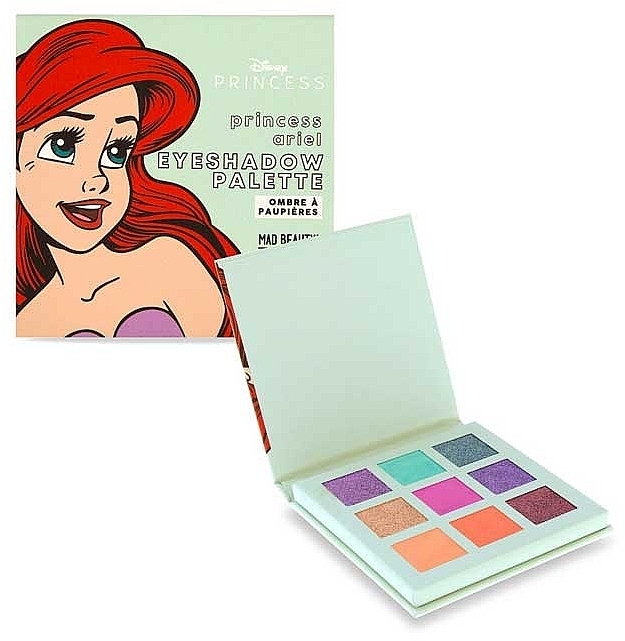 Ariel Eyeshadow Palette - Mad Beauty Disney POP Princess Mini Ariel Eyeshadow Palette — photo N1