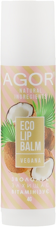 Lip Balm - Agor Vegana Eco Lip Balm — photo N1