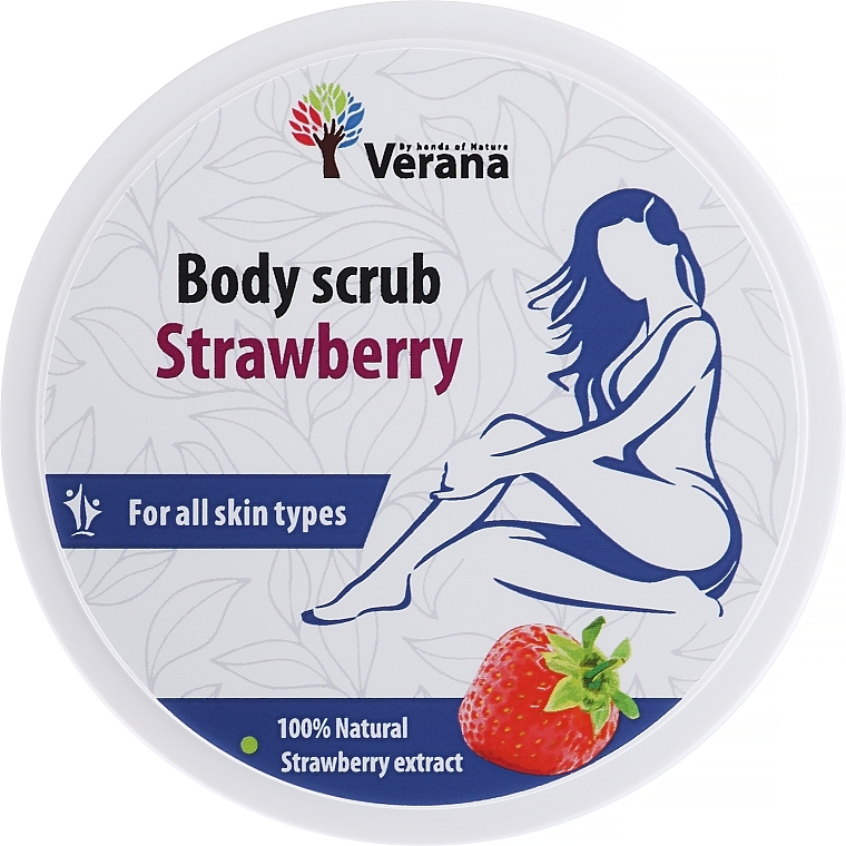 Strawberry Body Scrub - Verana Body Scrub Strawberry — photo N1