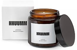 Natural Soy Candle with Lavender, Patchouli & Musk Scent - Hhuumm — photo N4