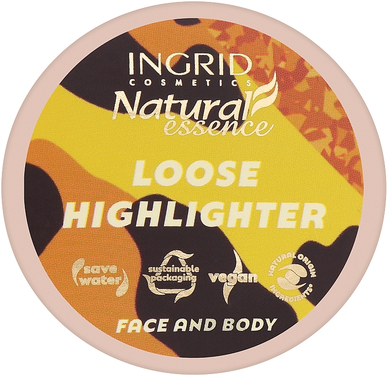 Loose Face & Body Highlighter - Ingrid Cosmetics Natural Essence Loose Highlither — photo N1
