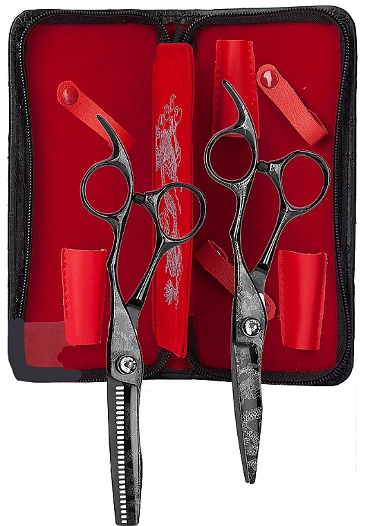 Scissors Set - Olivia Garden Dragon Set 550 + 628 — photo N1