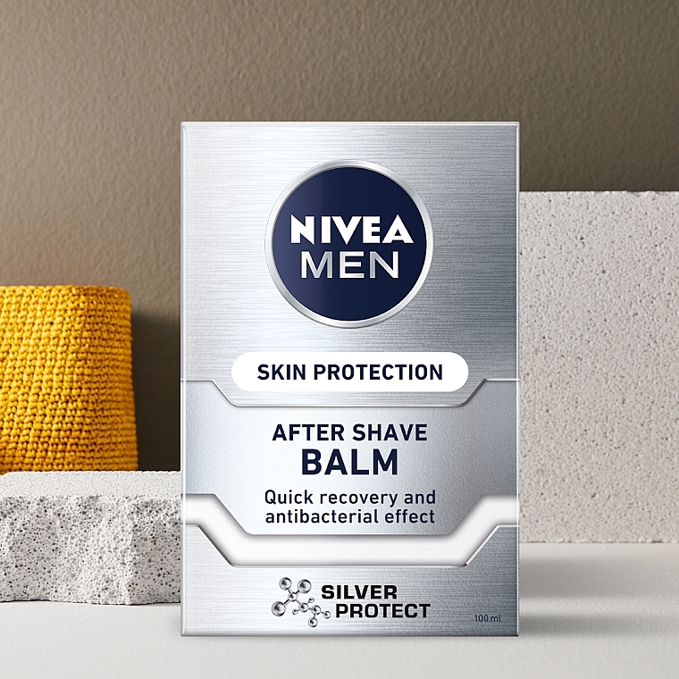 Antibacterial After Shave Balm "Silver Protection" - NIVEA MEN Silver Protect After Shave Balm  — photo N3