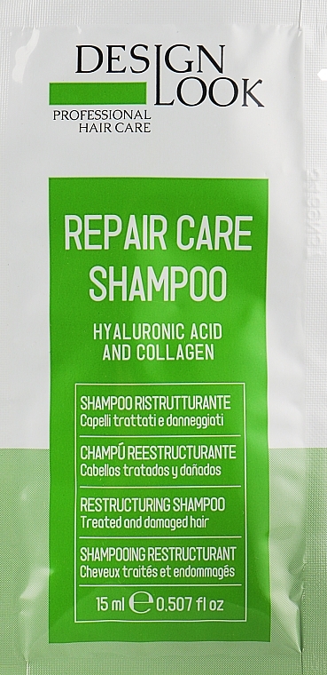 Shampoo for Damaged Hair - Design Look Restructuring Shampoo (prybka) — photo N3