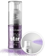 Decor Loose Glitter - Silcare Glitter Star — photo N1