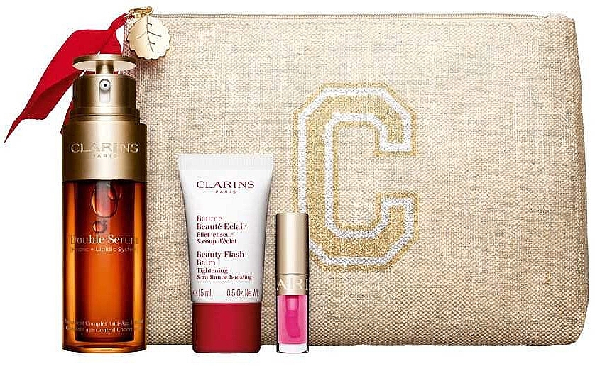 Set, 5 products - Clarins Double Serum Collection Set — photo N1