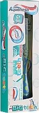 Fragrances, Perfumes, Cosmetics Set with Blue-Green Toothbrush - Aquafresh My Big Teeth (Toothpaste/50ml + Toothbrush/1pc)