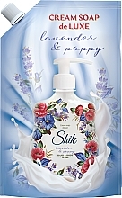 Liquid Body & Hand Cream Soap - Shik Lavender & Poppy Hand & Body Wash (doypack) — photo N1