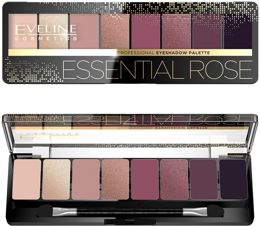 Eyeshdow Palette - Eveline Cosmetics Professional Eyeshadow Palette — photo 05 - Essential Rose