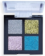 Glitter Palette - Makeup Revolution Artist Collection Glitter Balm Face Palette — photo N2