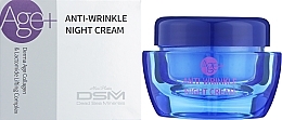 Fragrances, Perfumes, Cosmetics Anti-Wrinkle Night Face Cream - Mon Platin DSM Dead Sea Minerals