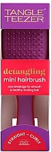 Hair Brush - Tangle Teezer Wet Detangler Mini BB Red Purple — photo N5