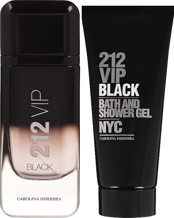 Carolina Herrera 212 VIP Black Gift Set Fragrances - Set (edp/100ml + sh/gel/100ml) — photo N1