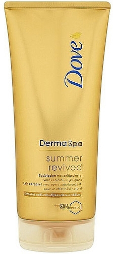 Tone-Up Body Lotion - Dove DermaSpa Summer Body Lotion — photo N1