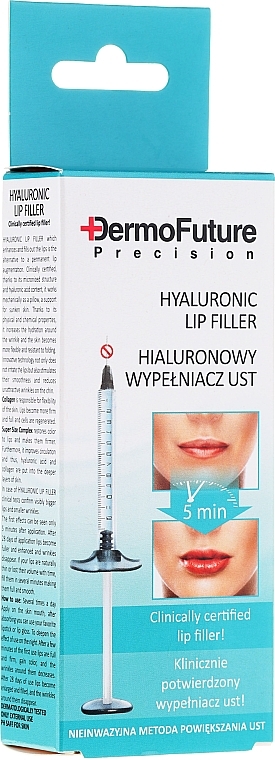Hyaluronic Lip Filler - DermoFuture Precision Hyaluronic Lip — photo N4