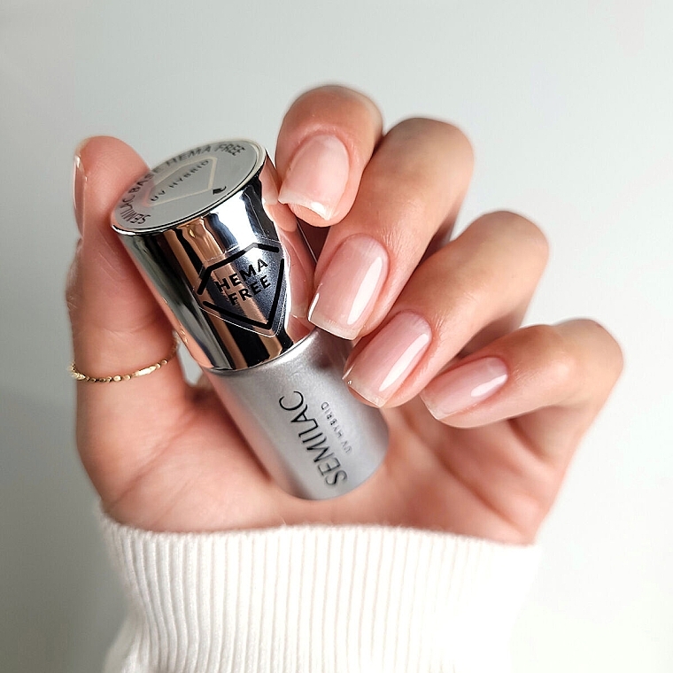 Hybrid Base Coat - Semilac UV Hybrid Base HEMA Free — photo N3