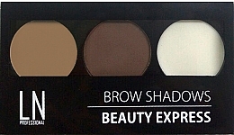 Fragrances, Perfumes, Cosmetics Express Brow Makeup Set - LN Professional Brow Shadows Beauty Express Kit