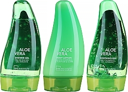 Fragrances, Perfumes, Cosmetics Travel Pack - IDC Institute Aloe Vera Travel Pack (incl gel/80 ml + b/lot/80 ml + sooth gel/80 ml)
