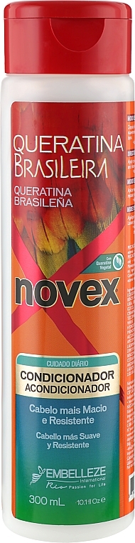 Conditioner for Dull Hair - Novex Brazilian Keratin Conditioner — photo N1