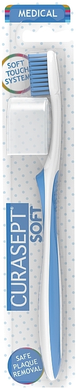 Soft Toothbrush 'Soft Medical', blue - Curaprox Curasept Toothbrush Blue — photo N3