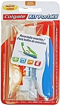 Fragrances, Perfumes, Cosmetics Set - Colgate Travel Set (toothpaste/75ml + toothbrush)