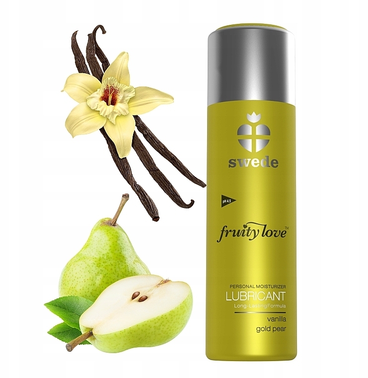 Vanilla & Pear Lubricant - Swede Fruity Love Lubricant Vanilla Gold Pear — photo N2